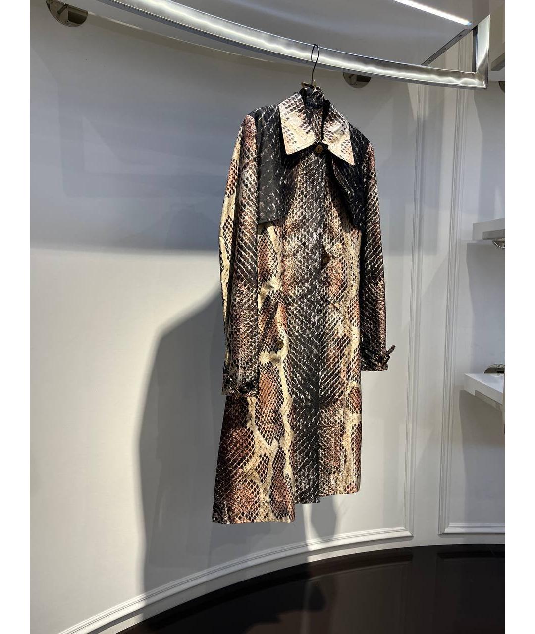 ROBERTO CAVALLI Мульти шелковый тренч/плащ, фото 2