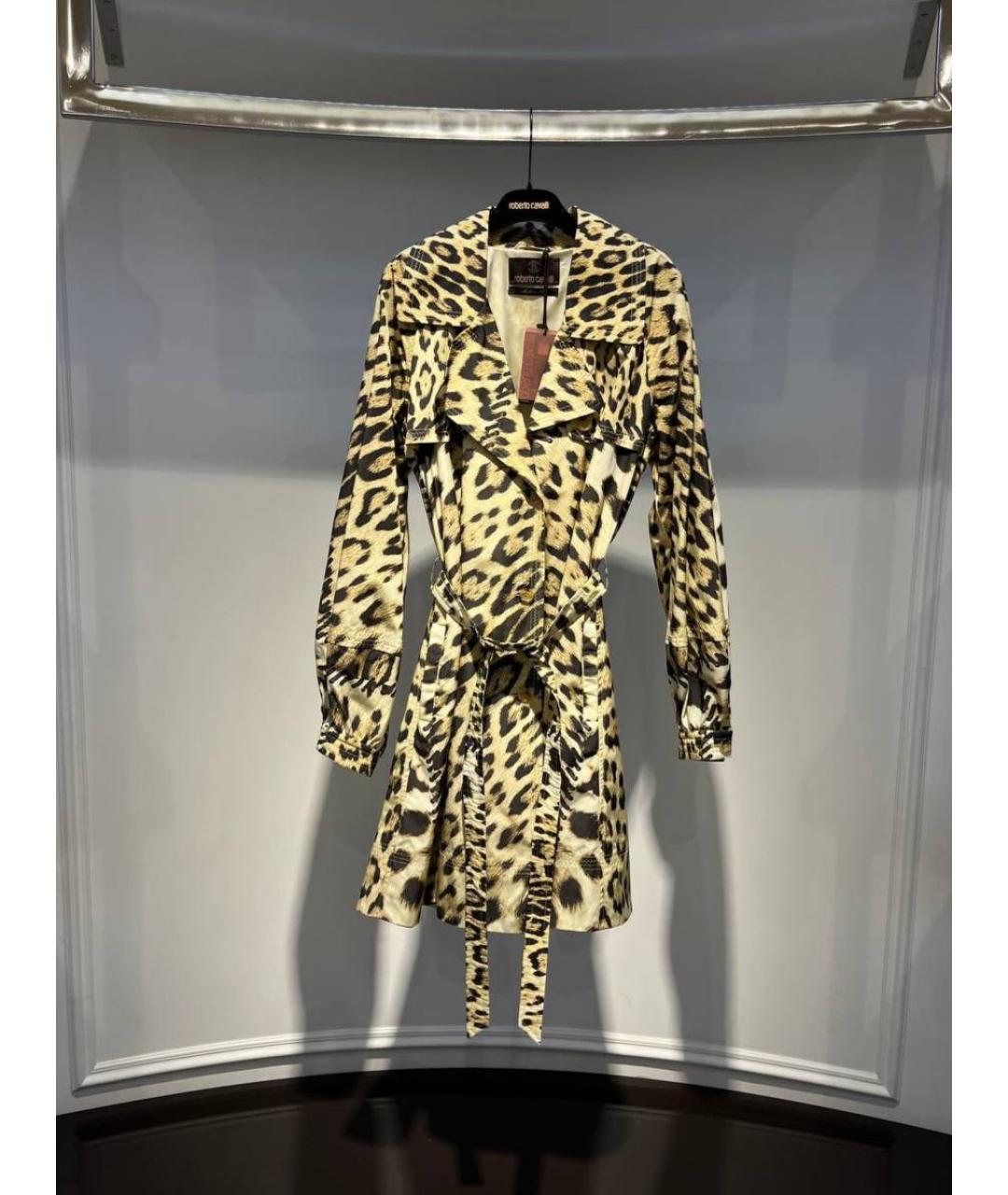 ROBERTO CAVALLI Мульти полиамидовый тренч/плащ, фото 4