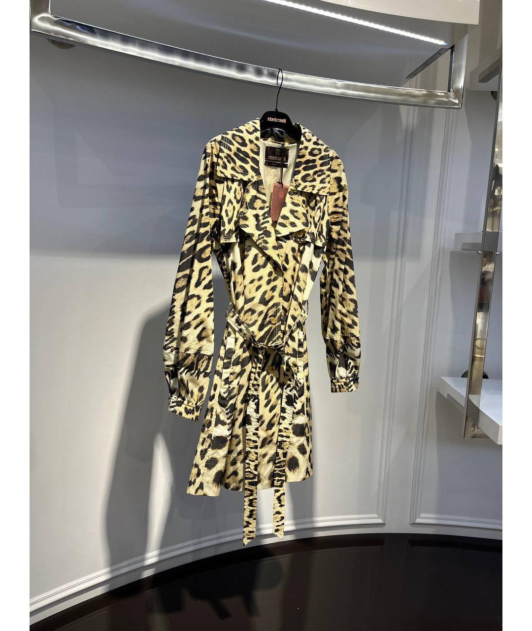 ROBERTO CAVALLI Мульти полиамидовый тренч/плащ, фото 2