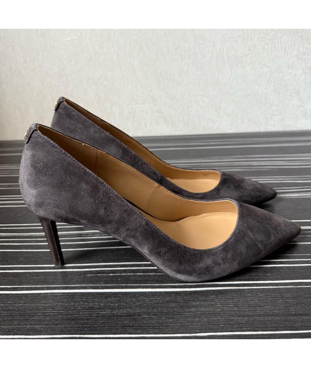 MICHAEL KORS Серые замшевые туфли, фото 2