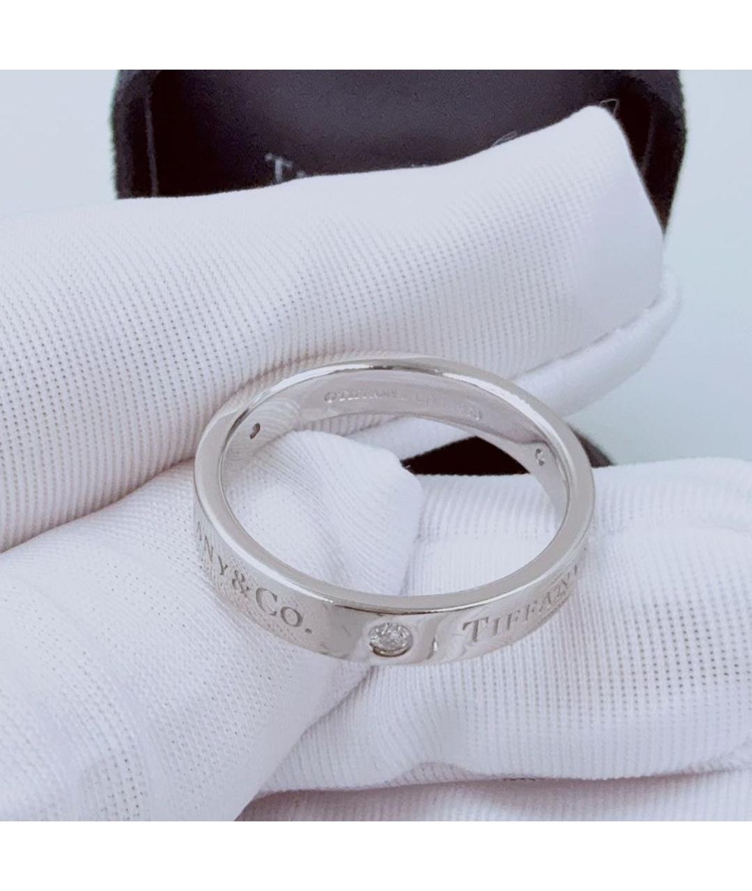 TIFFANY&CO Белое платиновое кольцо, фото 5