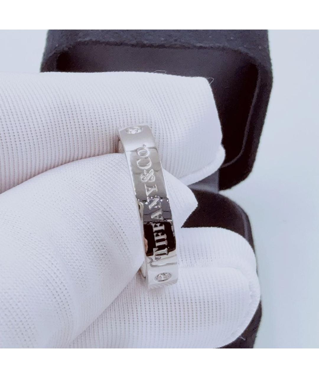 TIFFANY&CO Белое платиновое кольцо, фото 4