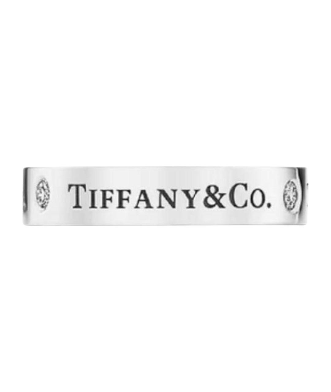 TIFFANY&CO Белое платиновое кольцо, фото 1