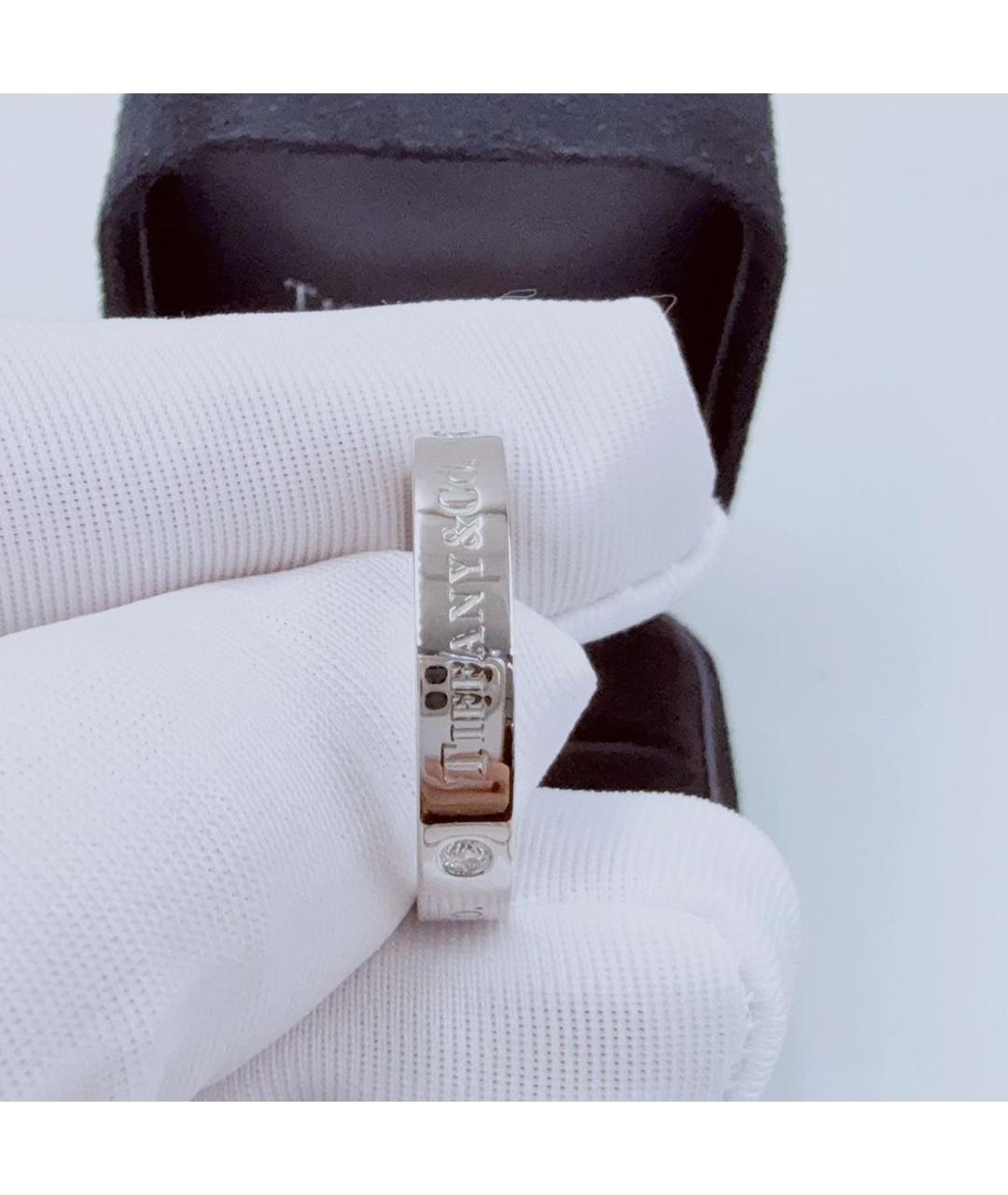 TIFFANY&CO Белое платиновое кольцо, фото 3