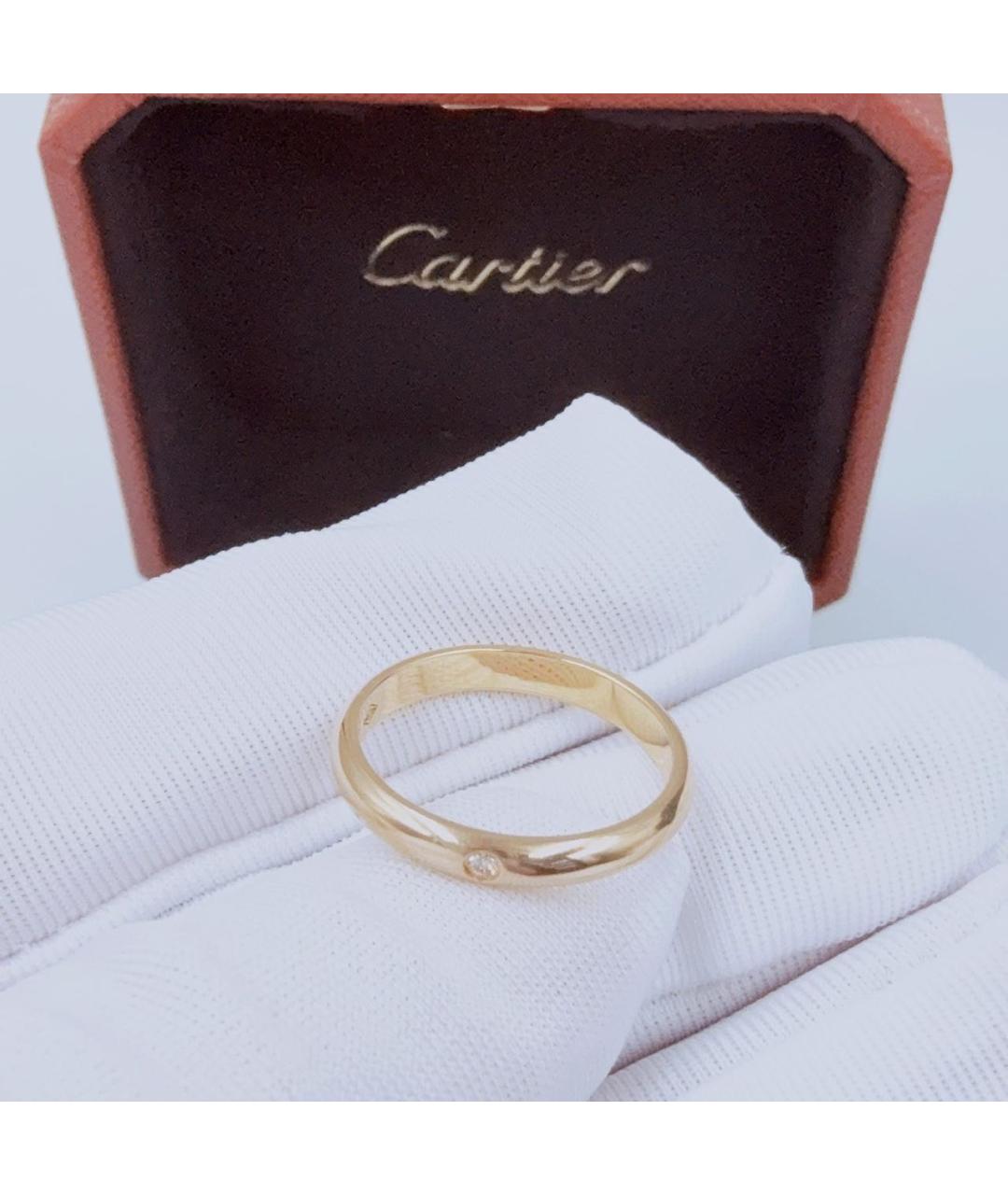 CARTIER Желтое кольцо из желтого золота, фото 4