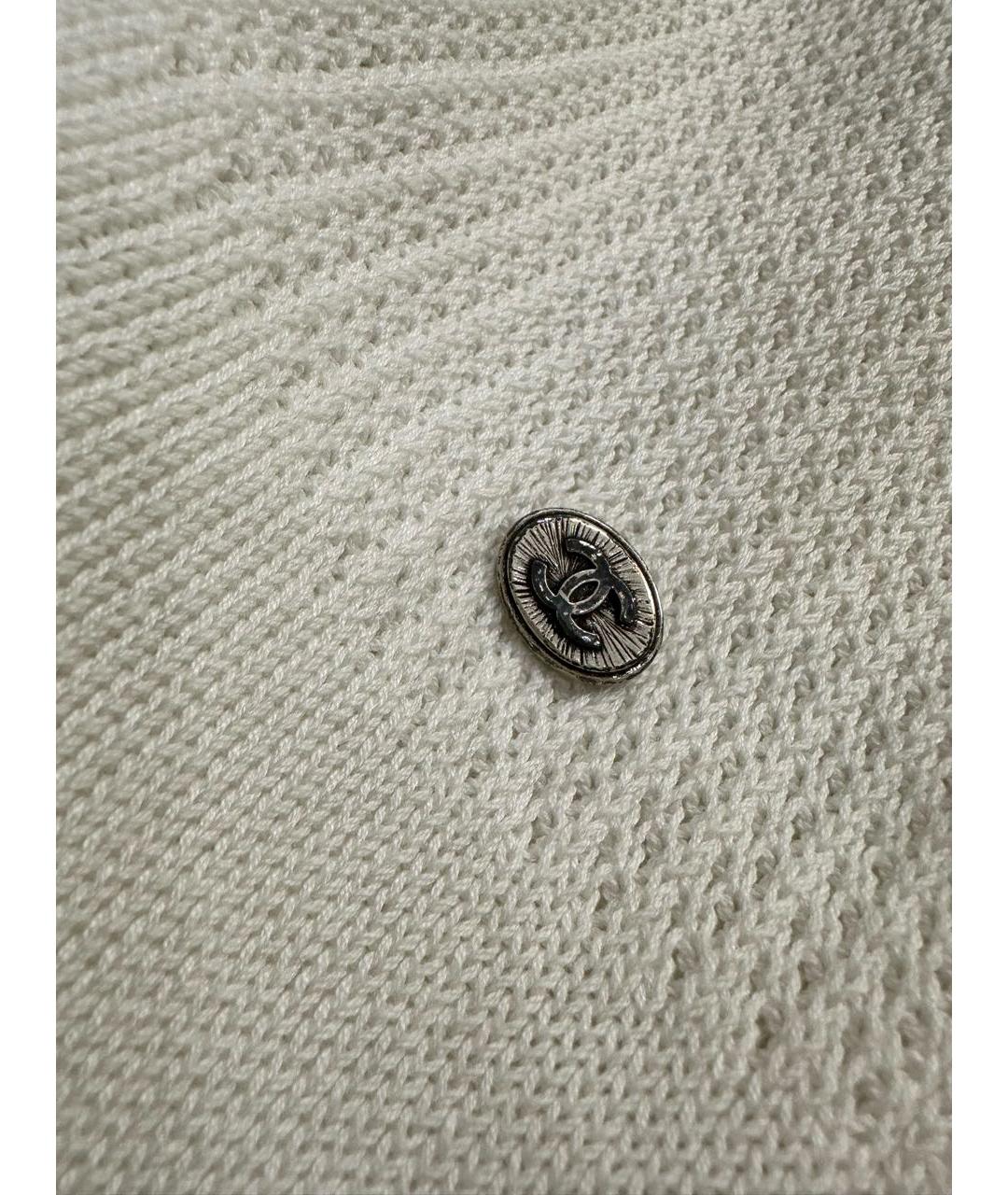 CHANEL Белое повседневное платье, фото 5