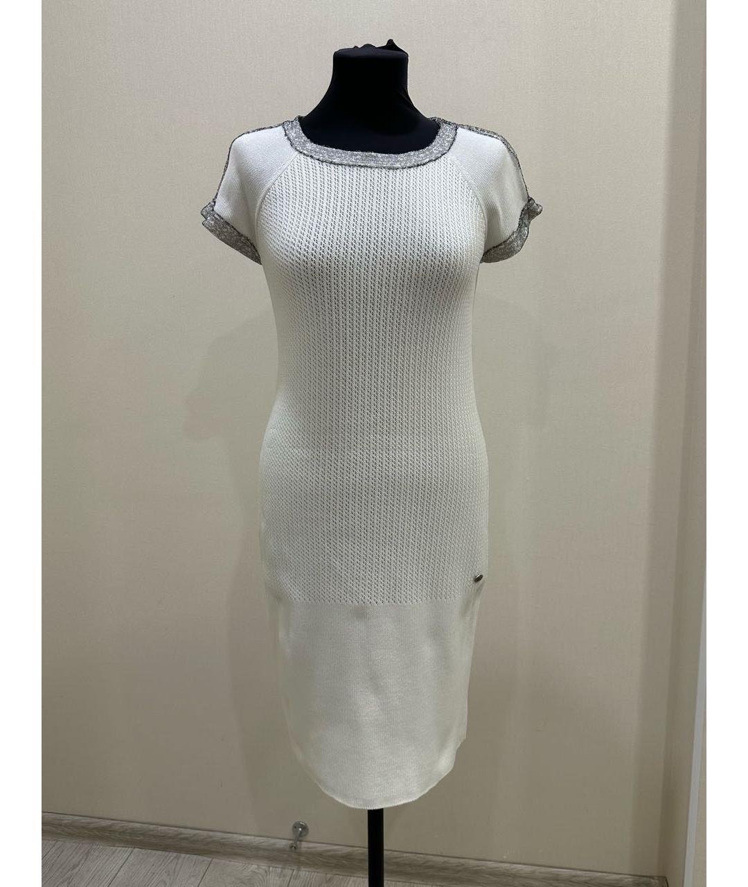 CHANEL Белое повседневное платье, фото 2