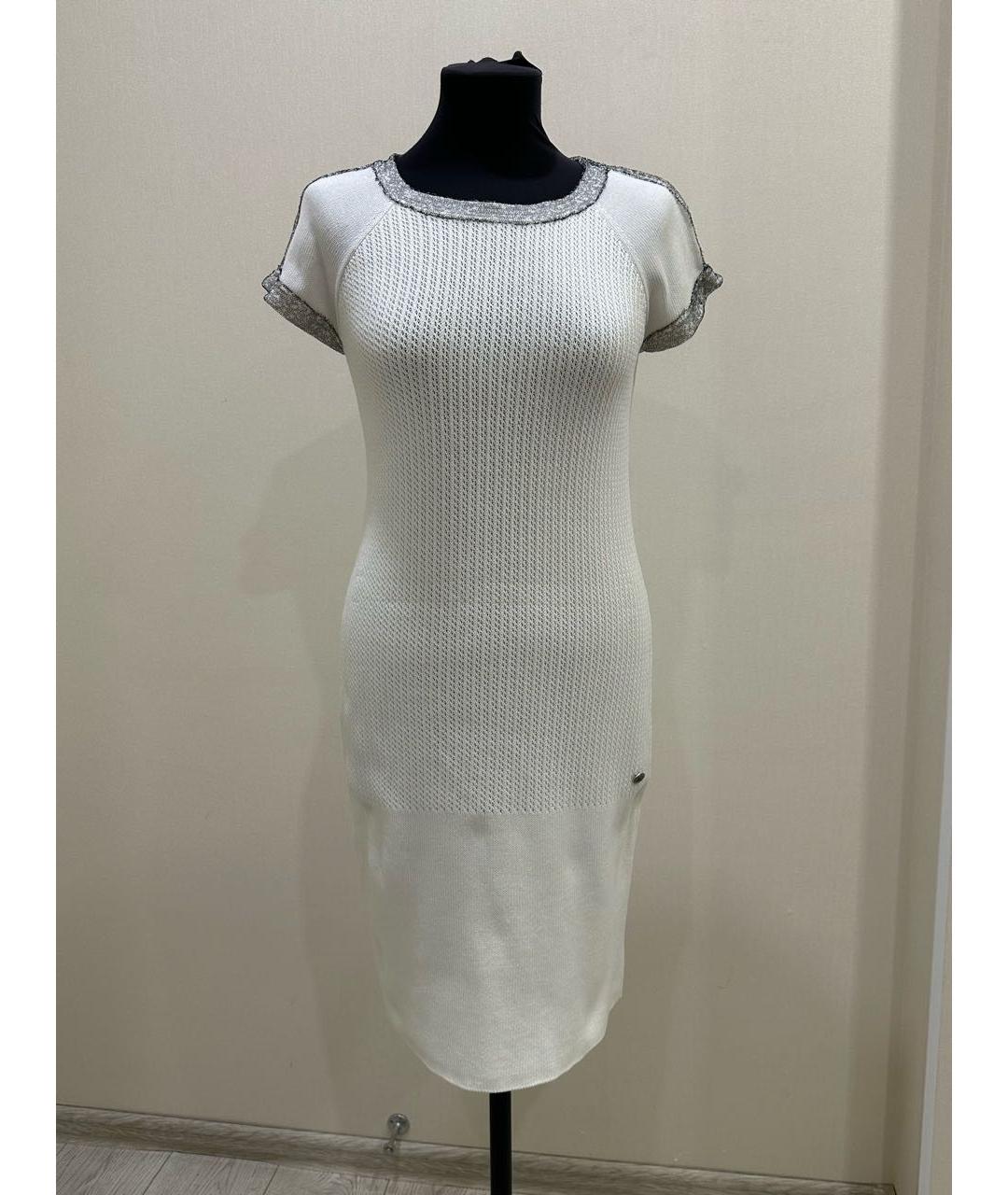 CHANEL Белое повседневное платье, фото 9