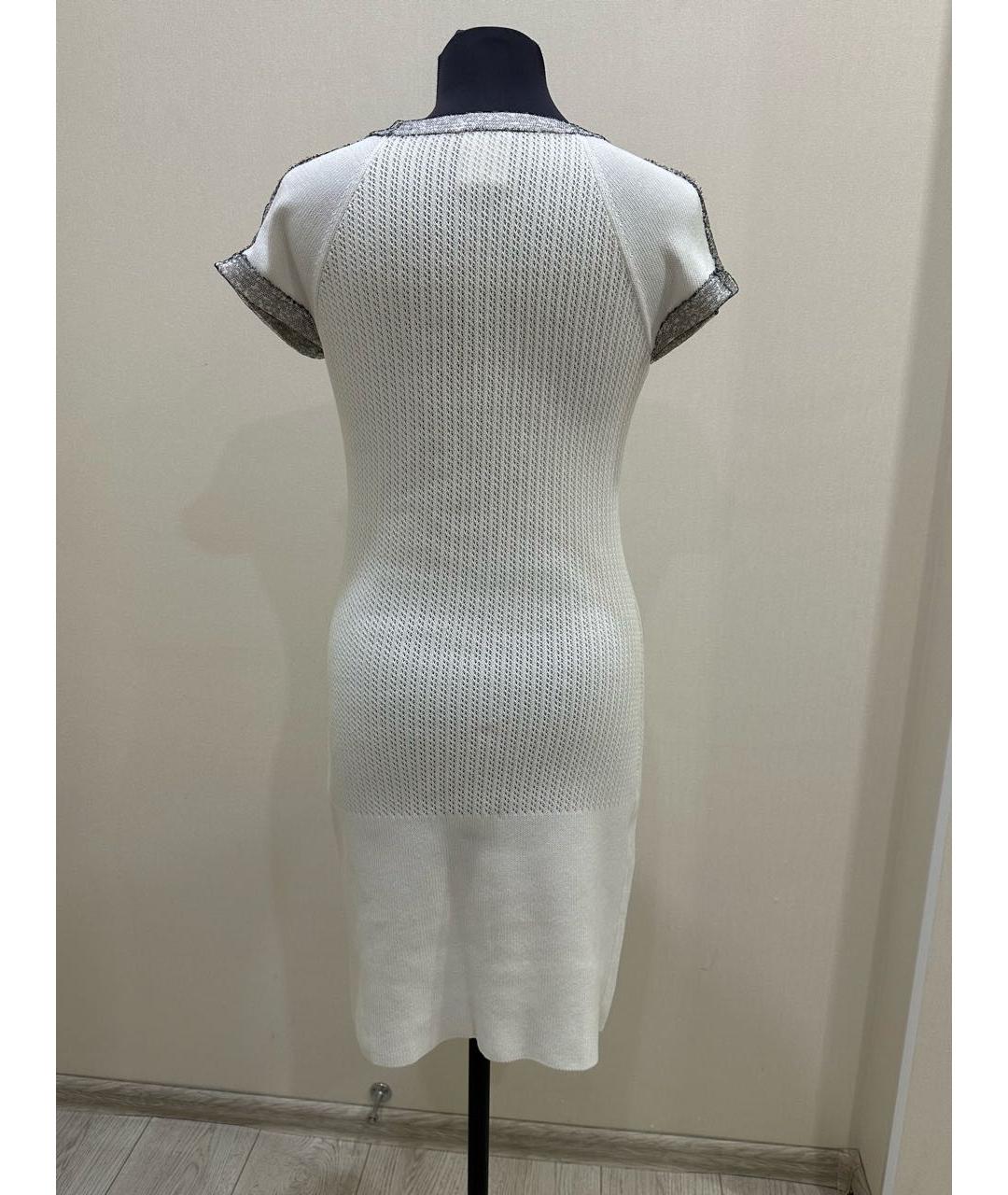 CHANEL Белое повседневное платье, фото 4