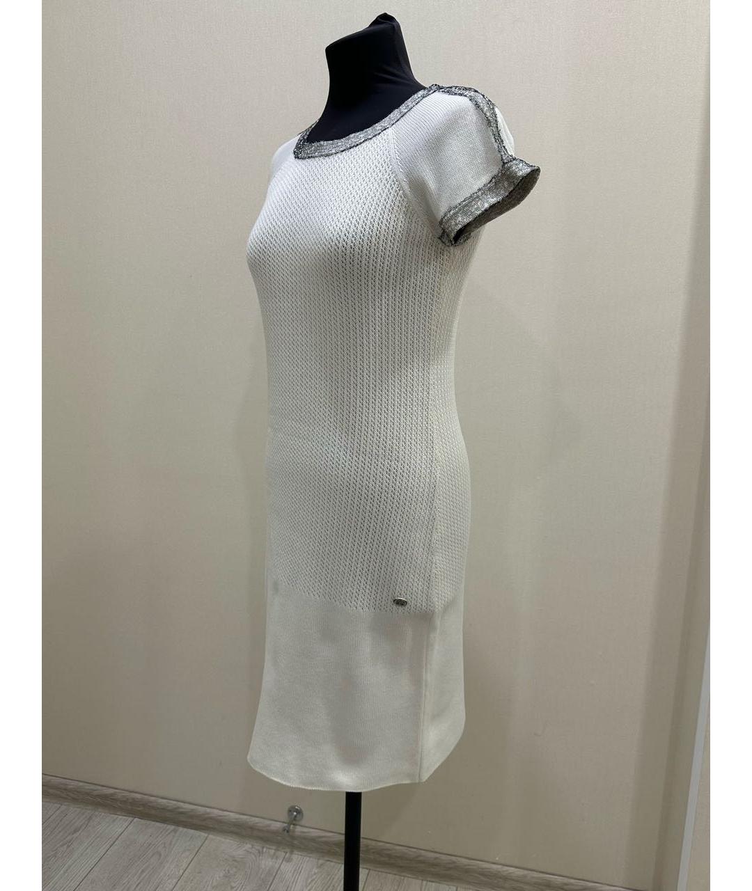 CHANEL Белое повседневное платье, фото 3