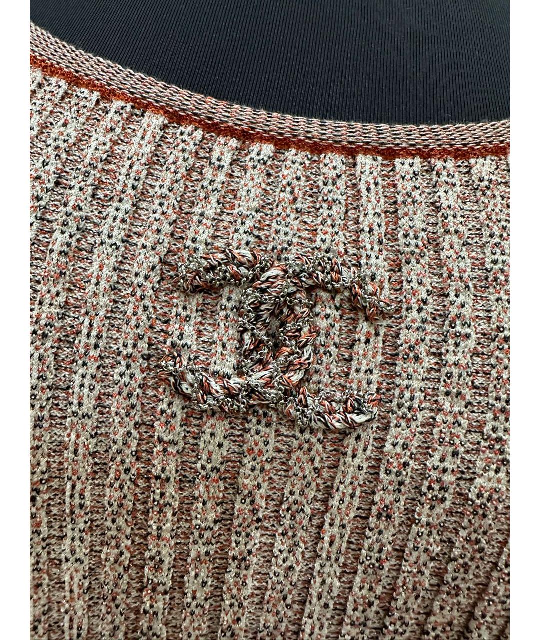 CHANEL Мульти повседневное платье, фото 4