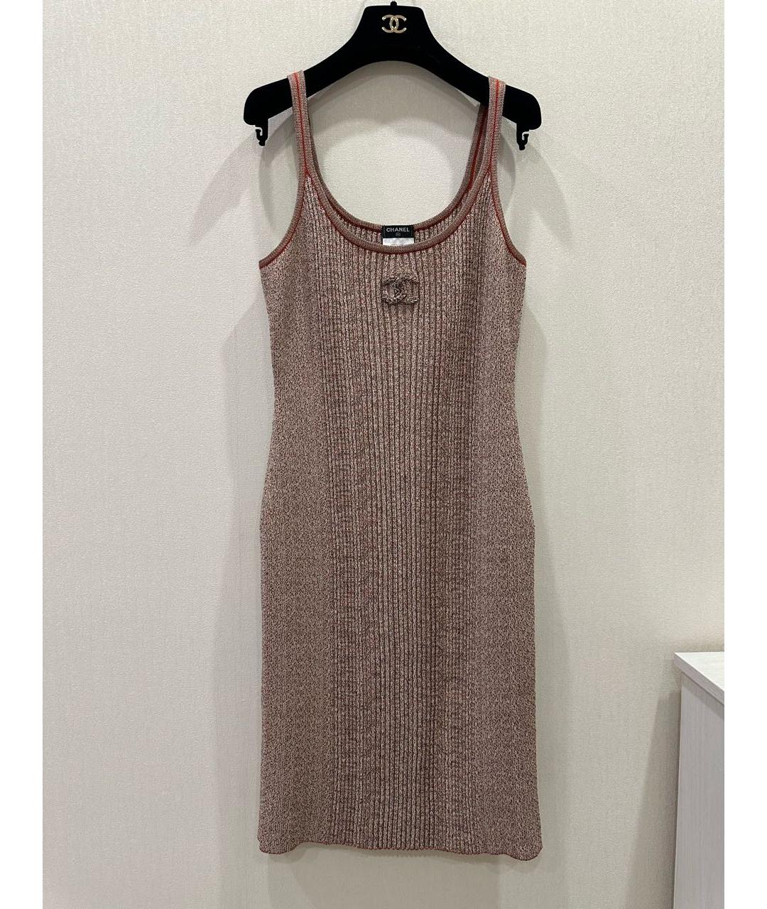 CHANEL Мульти повседневное платье, фото 5