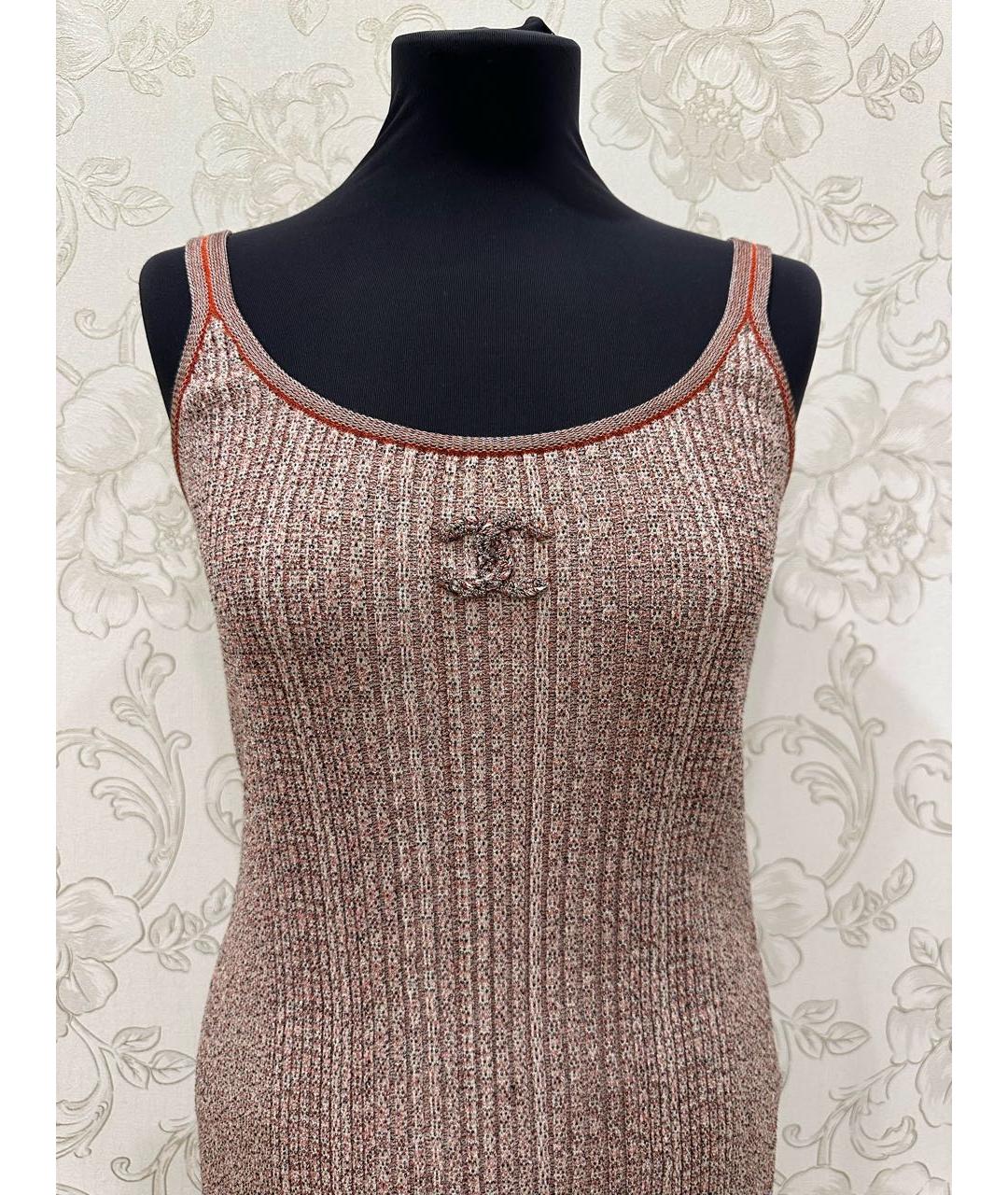 CHANEL Мульти повседневное платье, фото 3