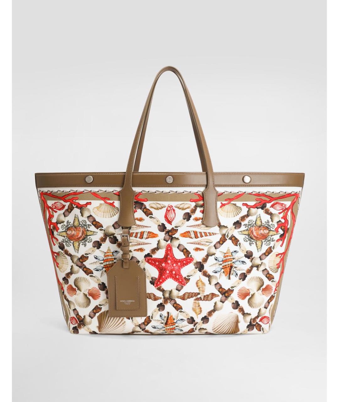 DOLCE&GABBANA Мульти кожаная сумка с короткими ручками, фото 5