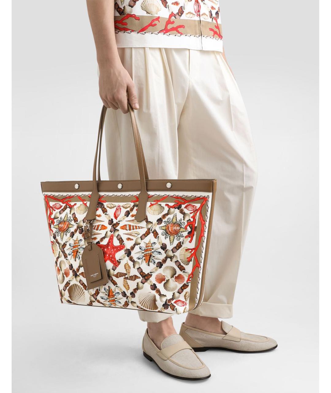 DOLCE&GABBANA Мульти кожаная сумка с короткими ручками, фото 2