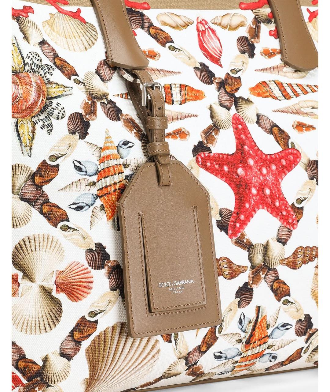 DOLCE&GABBANA Мульти кожаная сумка с короткими ручками, фото 4