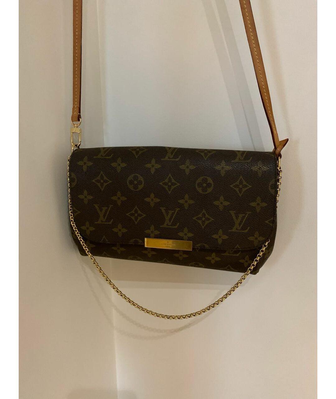 LOUIS VUITTON Коричневая сумка с короткими ручками, фото 5