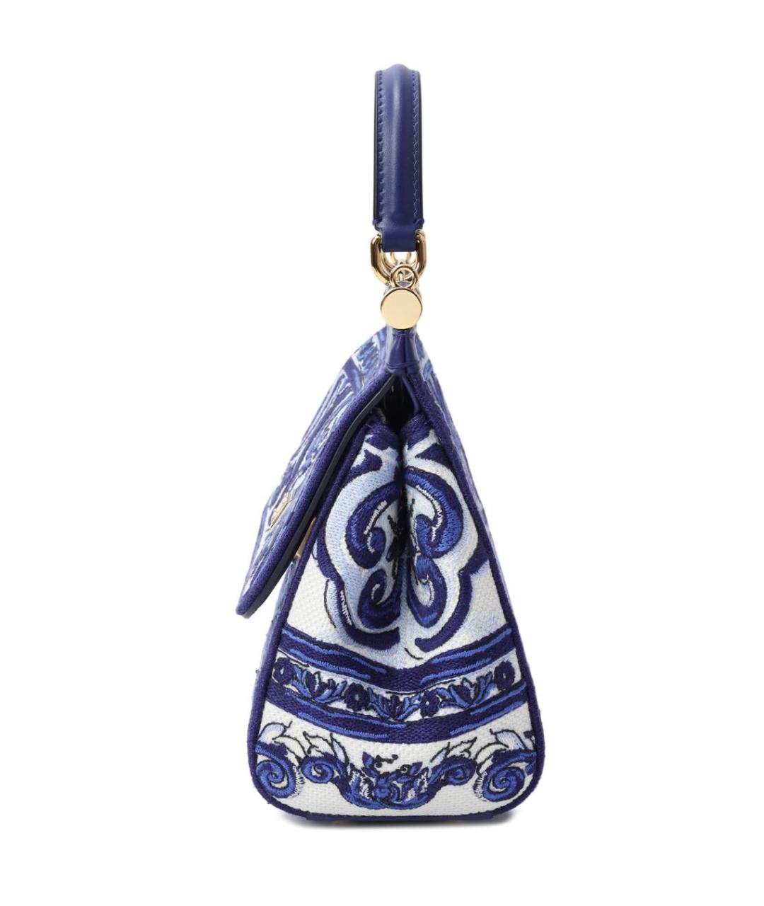 DOLCE&GABBANA Мульти кожаная сумка с короткими ручками, фото 8