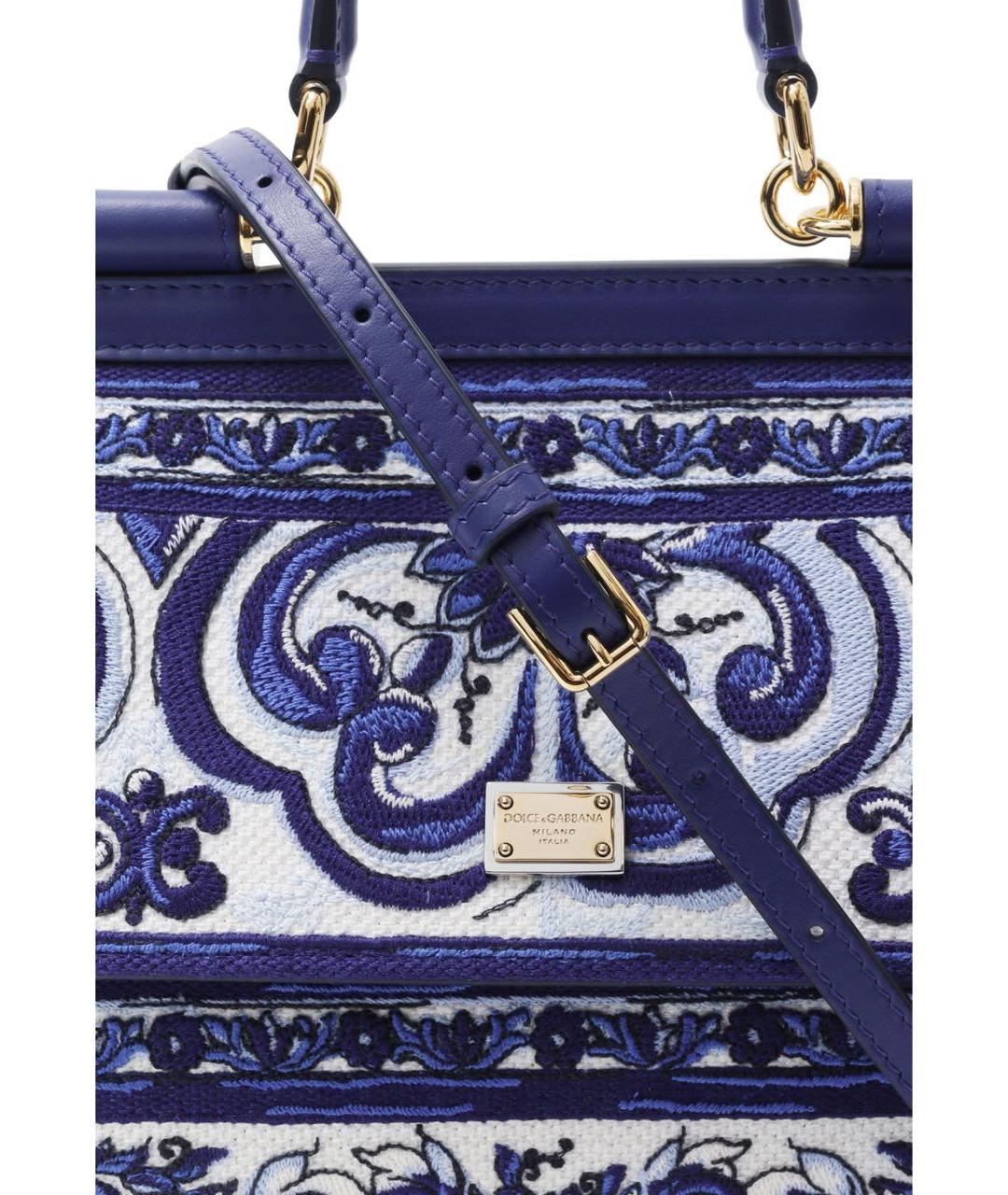 DOLCE&GABBANA Мульти кожаная сумка с короткими ручками, фото 6