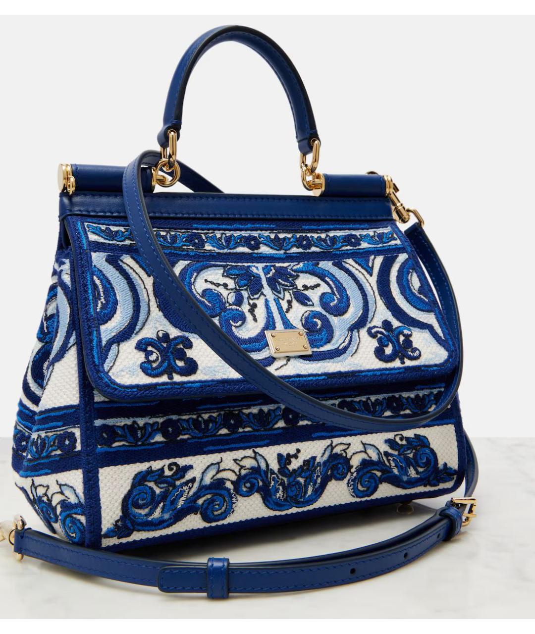 DOLCE&GABBANA Мульти кожаная сумка с короткими ручками, фото 2