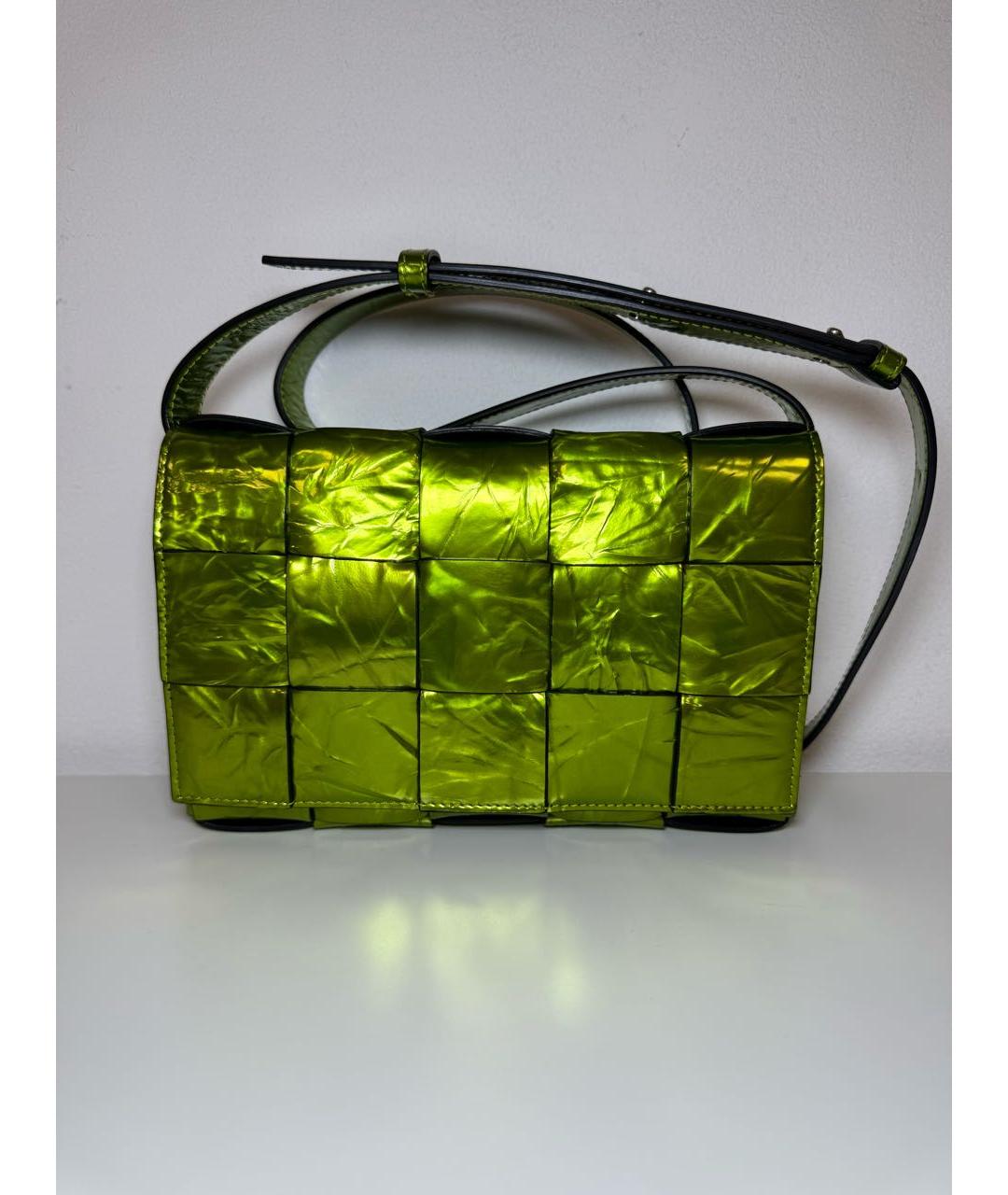 BOTTEGA VENETA Зеленая сумка через плечо, фото 8