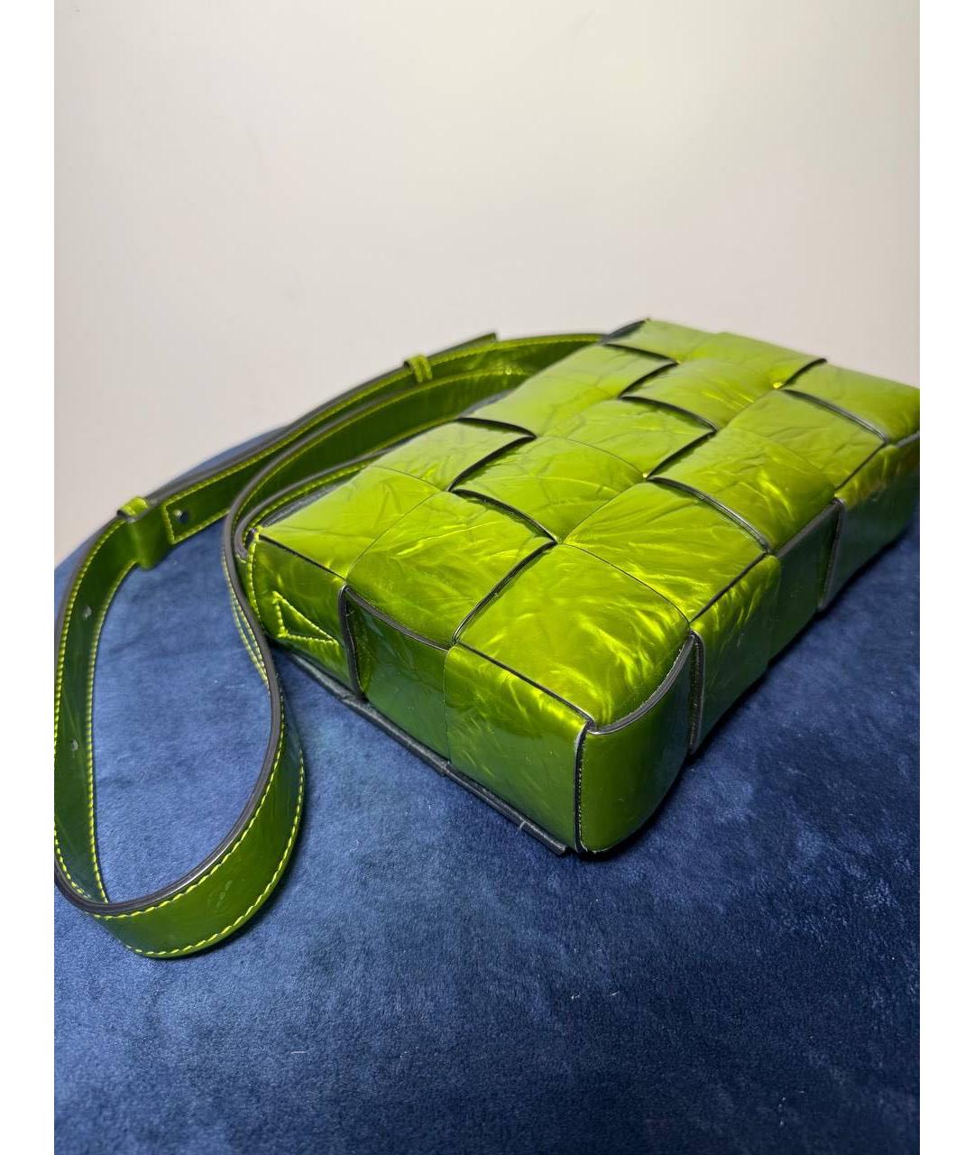 BOTTEGA VENETA Зеленая сумка через плечо, фото 7