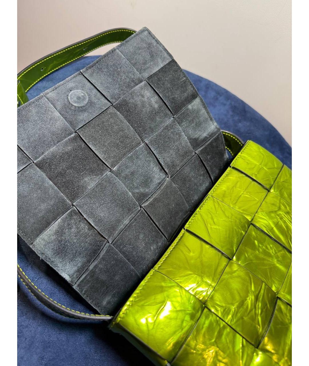 BOTTEGA VENETA Зеленая сумка через плечо, фото 5
