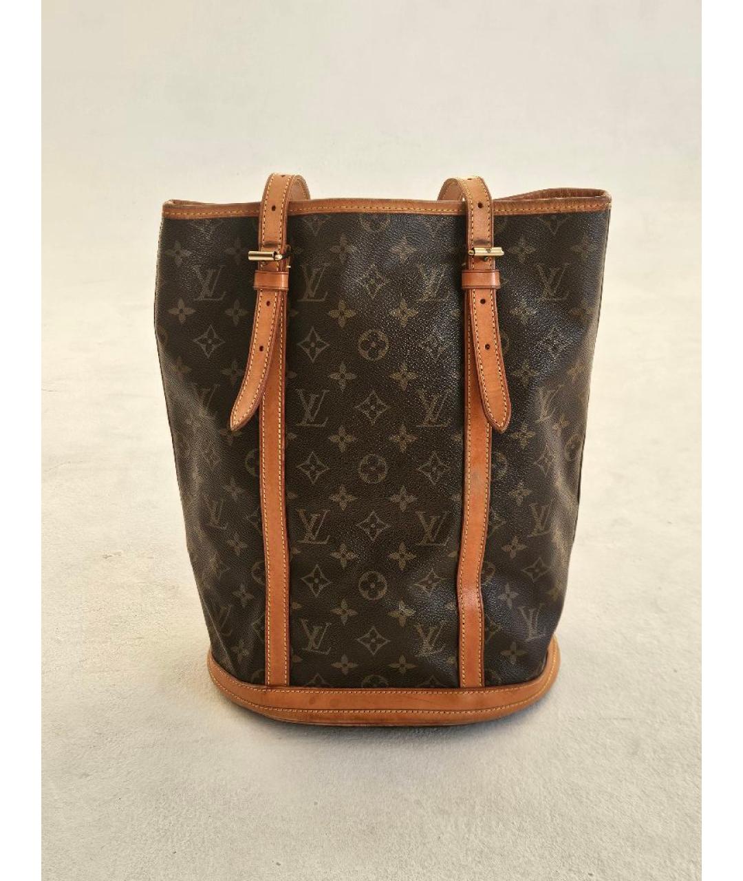 LOUIS VUITTON Коричневая сумка тоут, фото 9