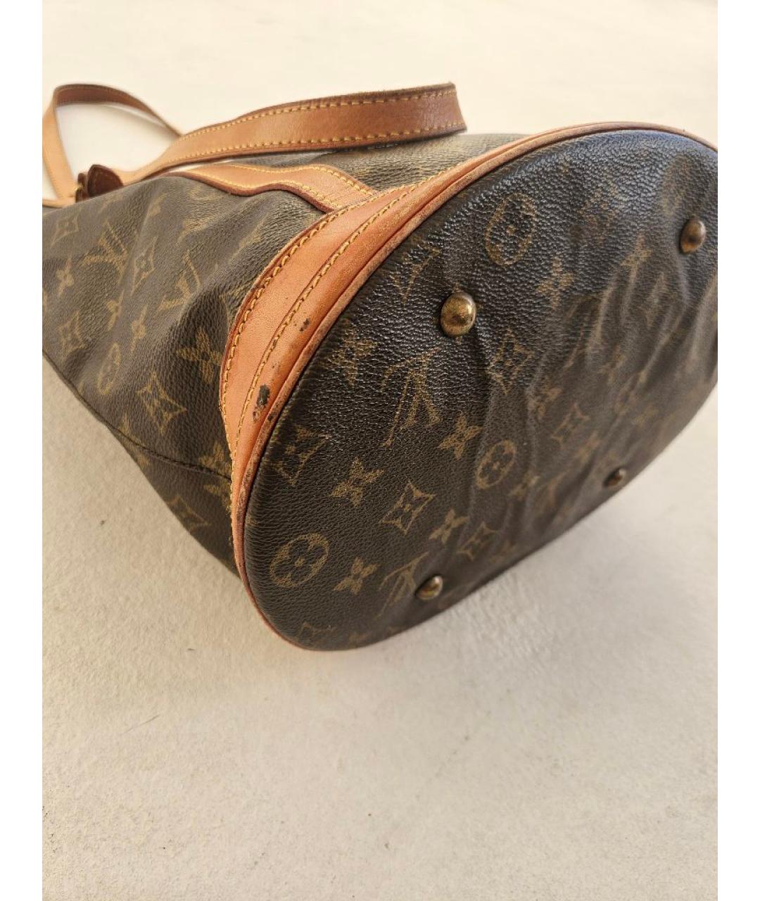 LOUIS VUITTON Коричневая сумка тоут, фото 5