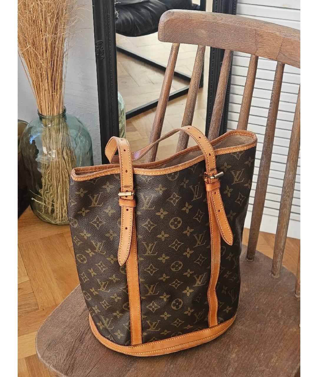 LOUIS VUITTON Коричневая сумка тоут, фото 2