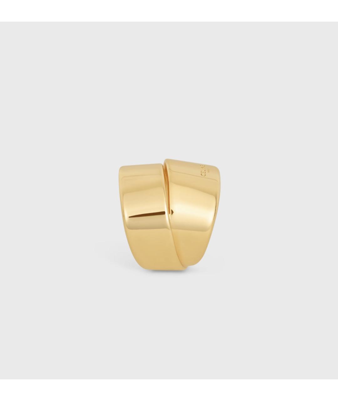CELINE Золотое латунное кольцо, фото 3