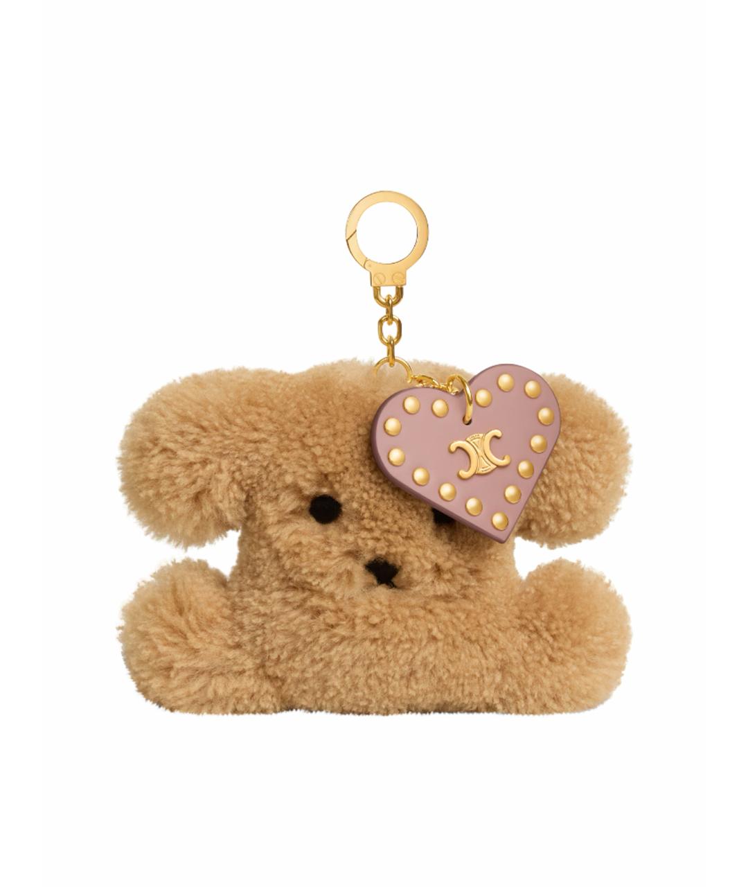 CELINE Бежевый брелок, фото 1