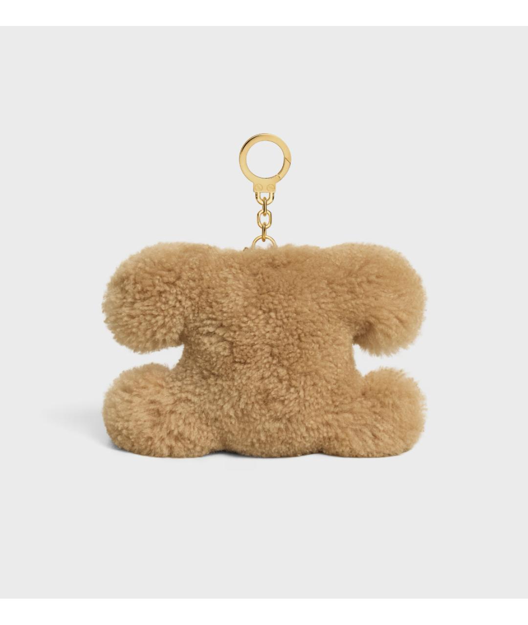 CELINE Бежевый брелок, фото 3