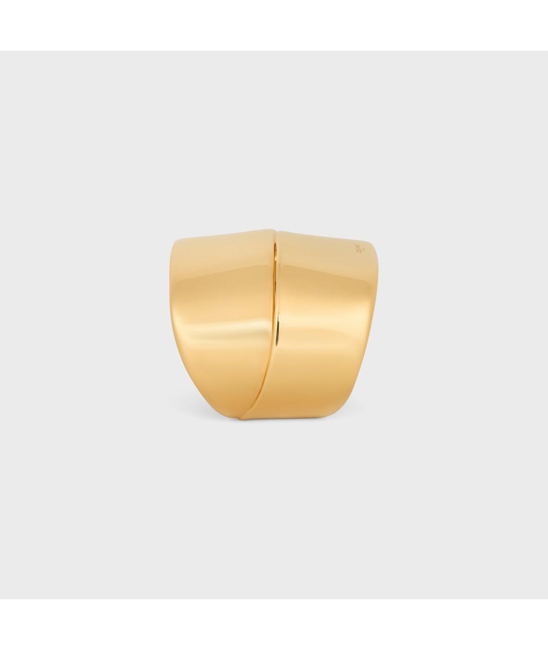 CELINE Золотой латунный браслет, фото 2