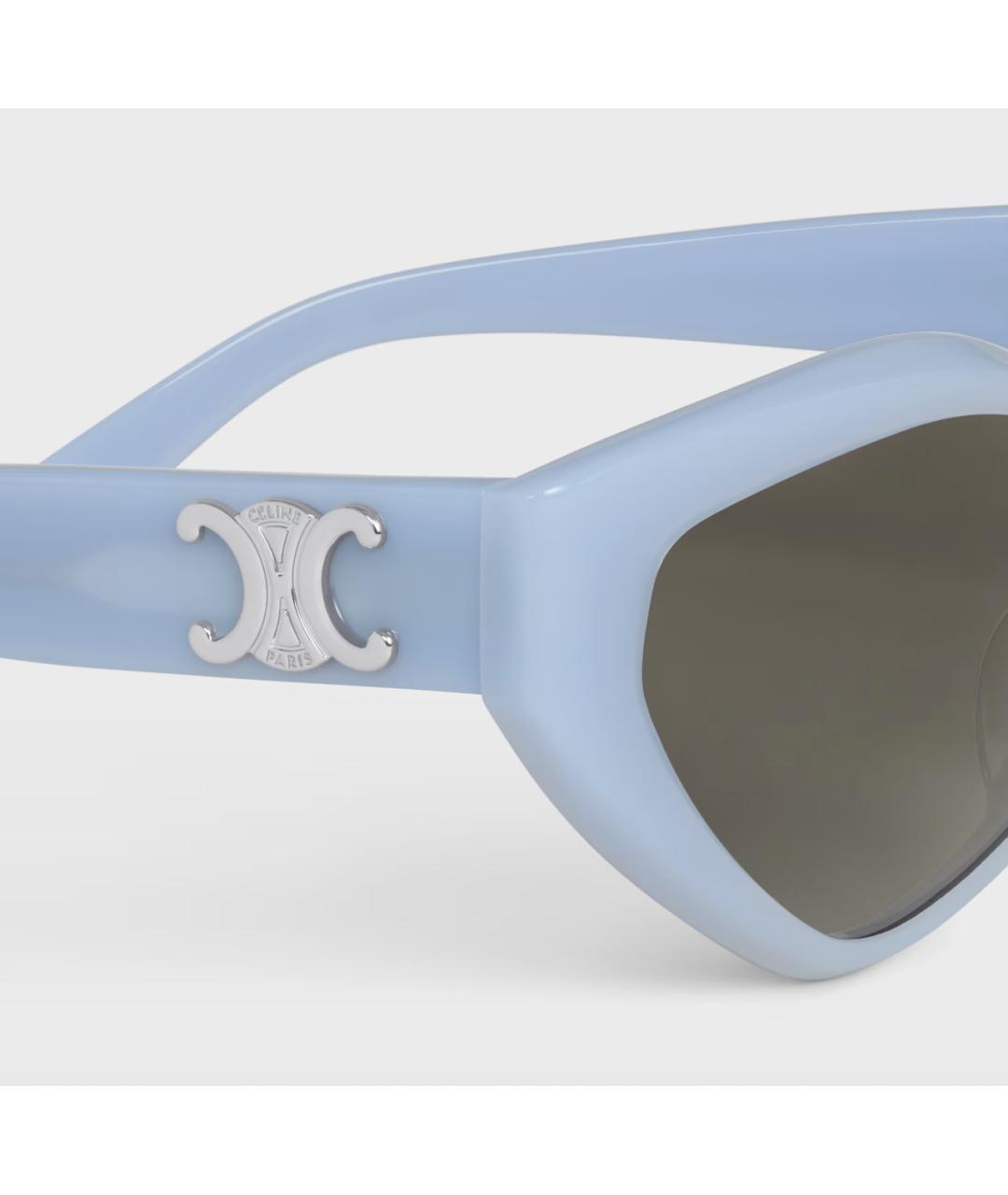 CELINE Голубые солнцезащитные очки, фото 2