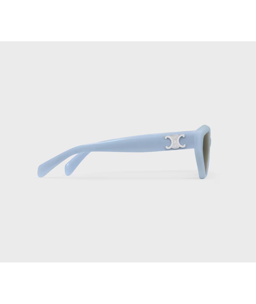 CELINE Голубые солнцезащитные очки, фото 4