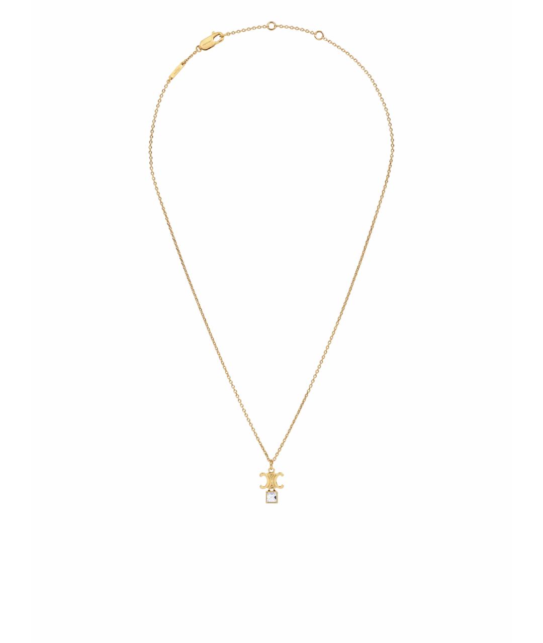 CELINE Золотая латунная подвеска, фото 1