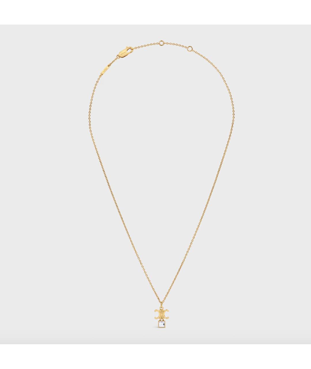 CELINE Золотая латунная подвеска, фото 3