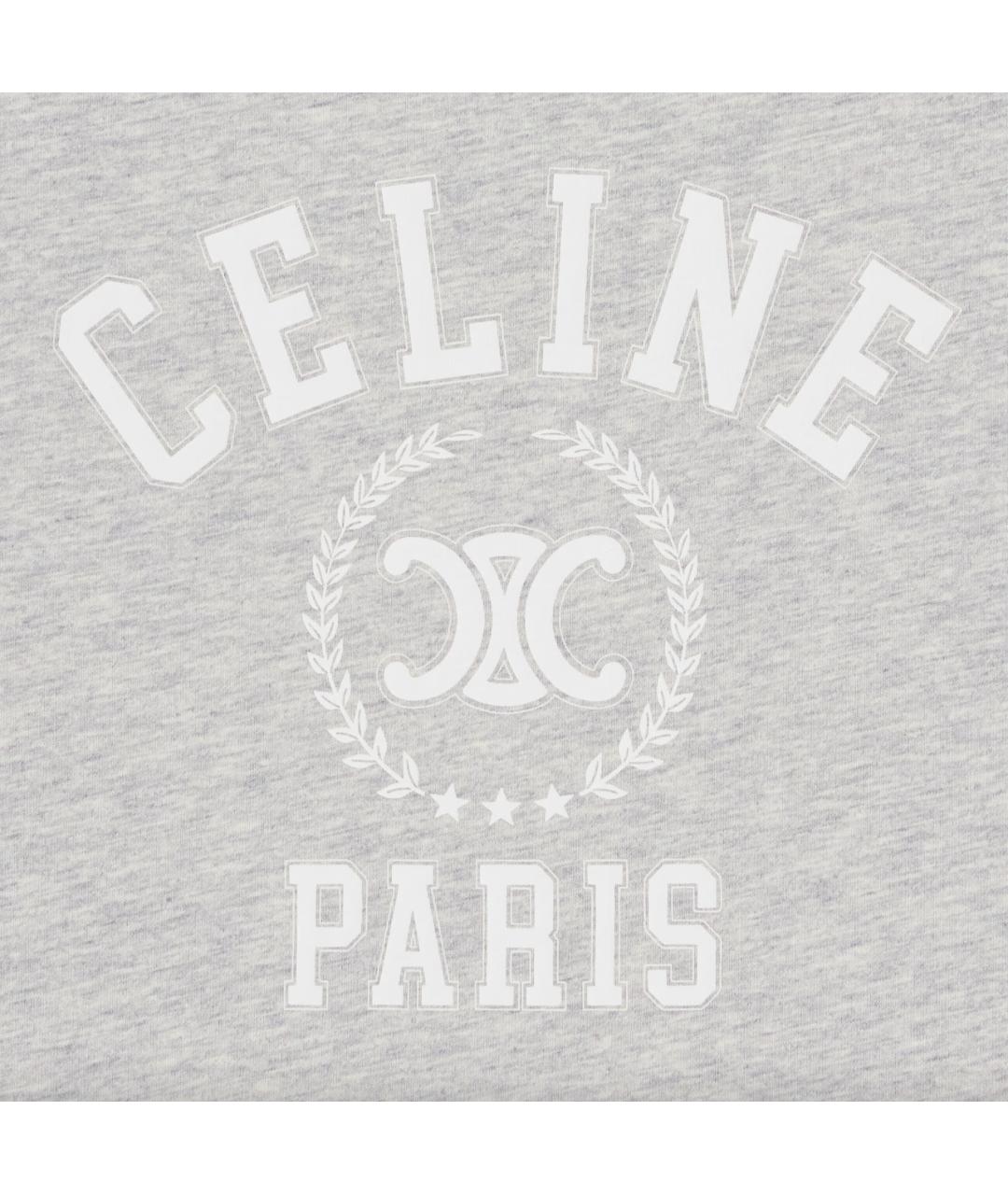 CELINE Серая хлопковая майка, фото 4