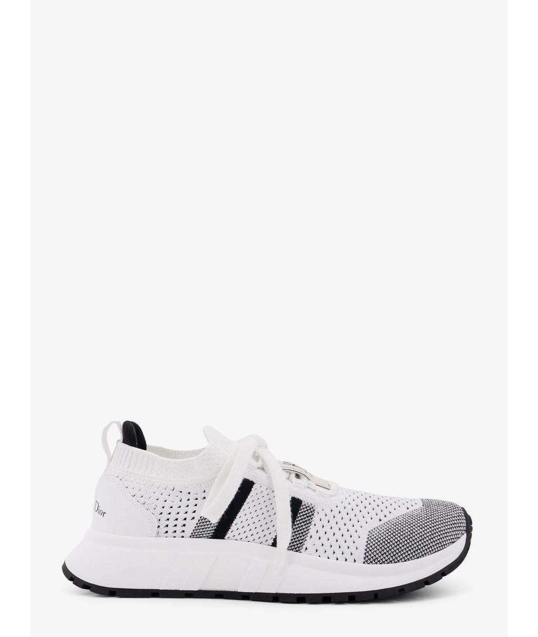 CHRISTIAN DIOR Белые текстильные кроссовки, фото 5
