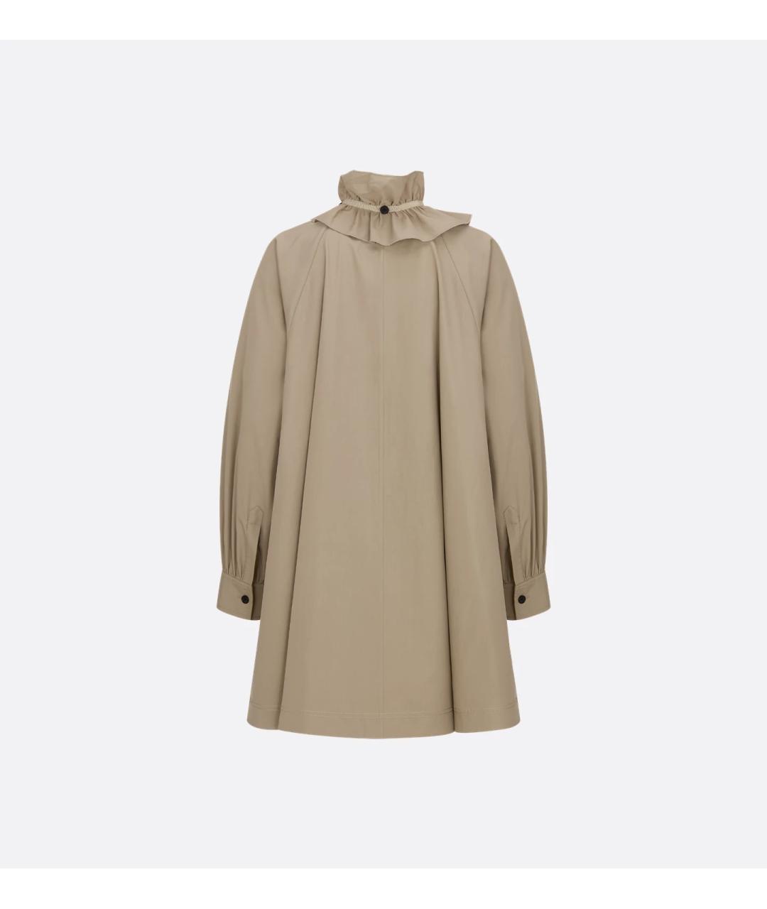 CHRISTIAN DIOR Бежевое повседневное платье, фото 2