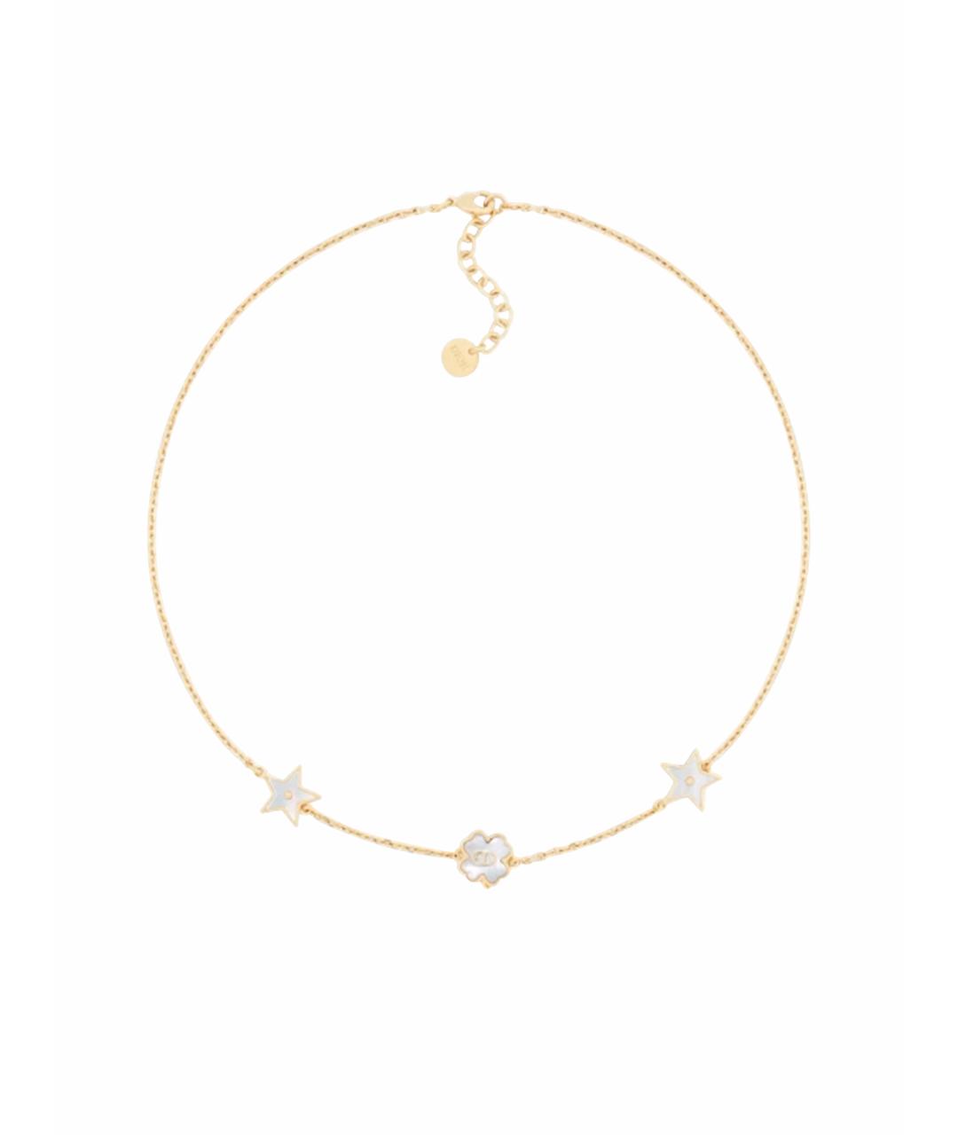 CHRISTIAN DIOR Золотая металлическая подвеска, фото 1