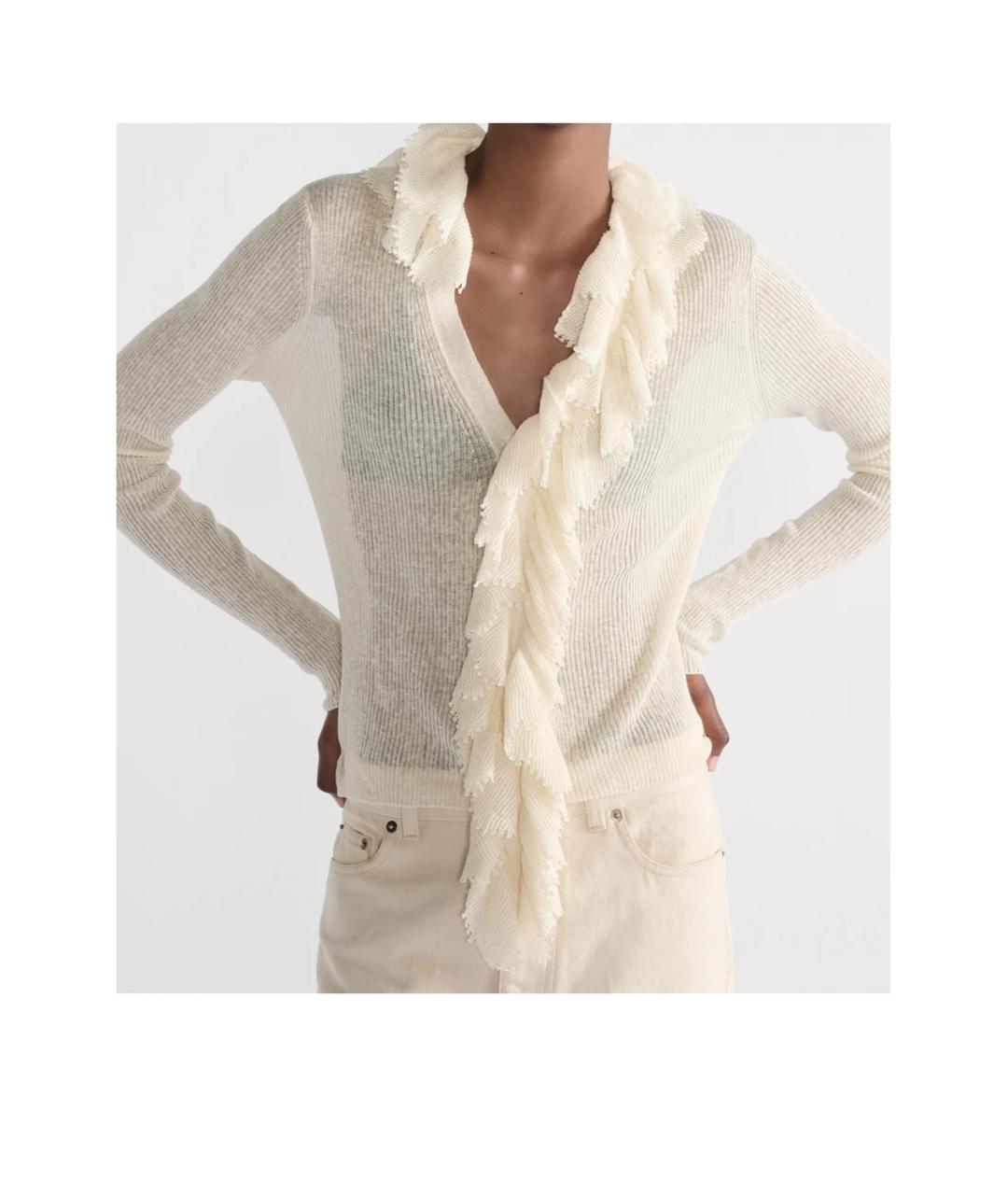CHRISTIAN DIOR Белый кардиган, фото 3