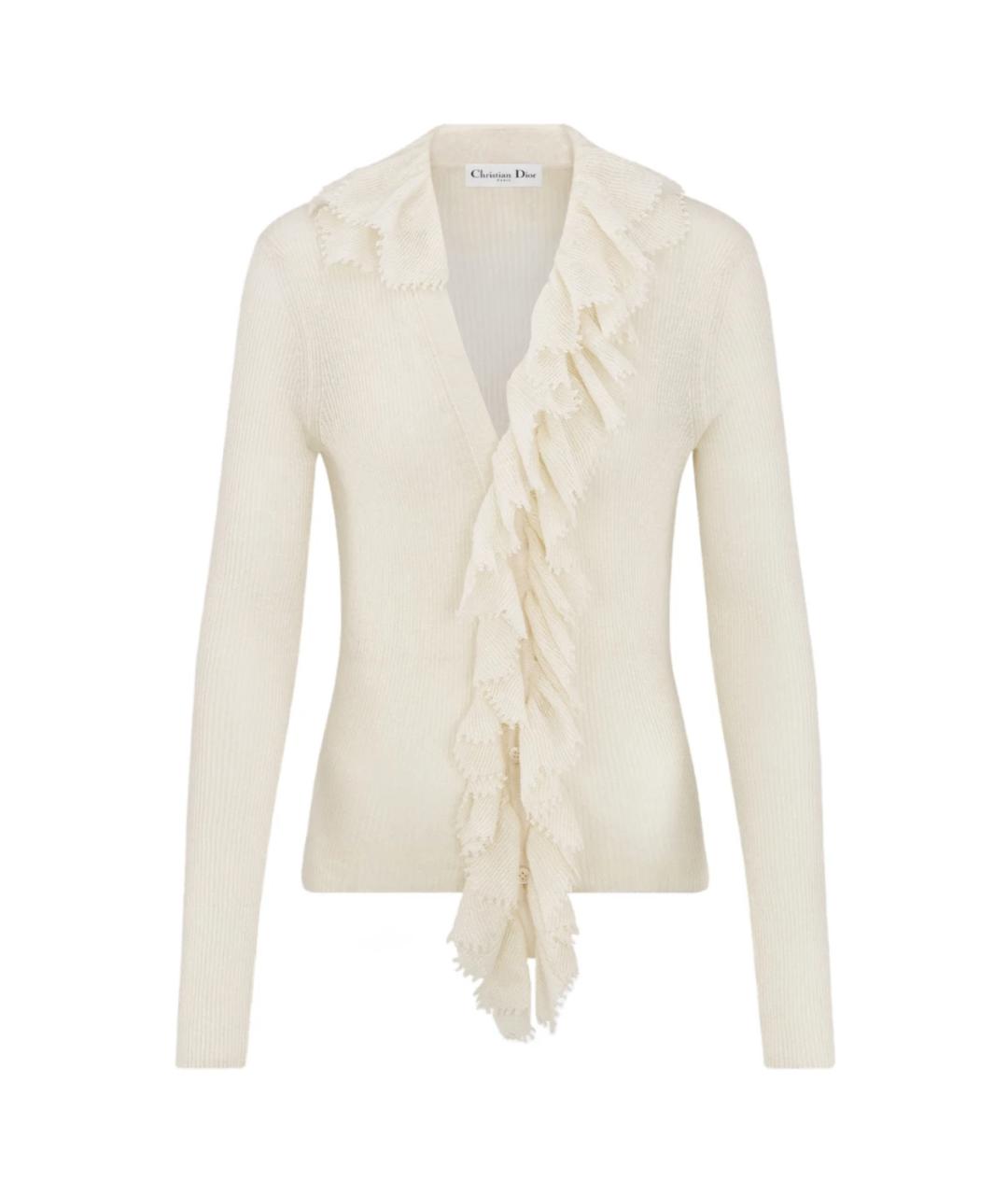 CHRISTIAN DIOR Белый кардиган, фото 1
