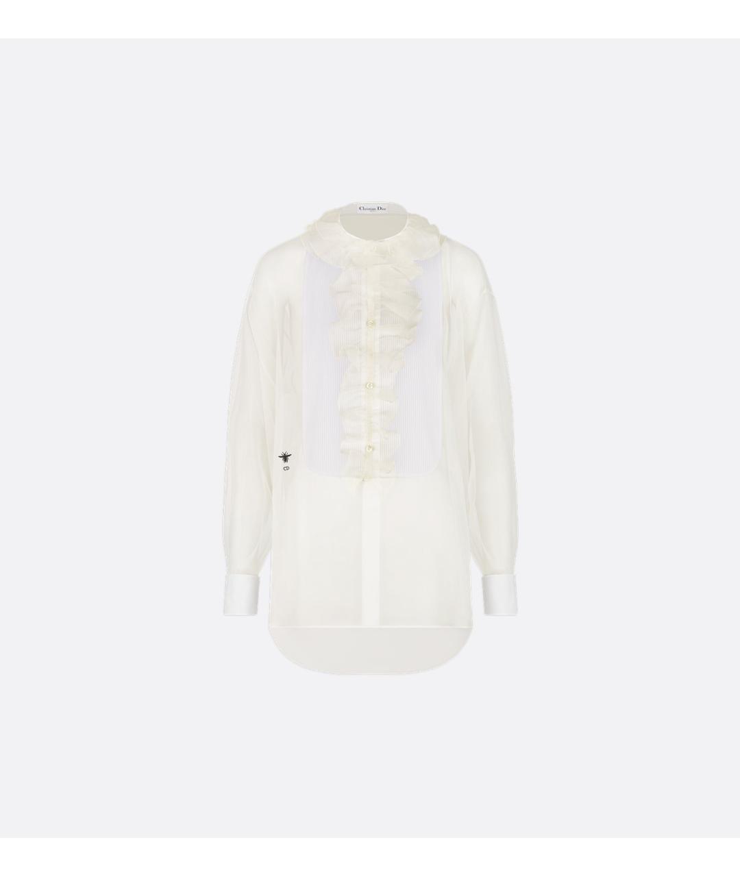 CHRISTIAN DIOR Белая блузы, фото 7