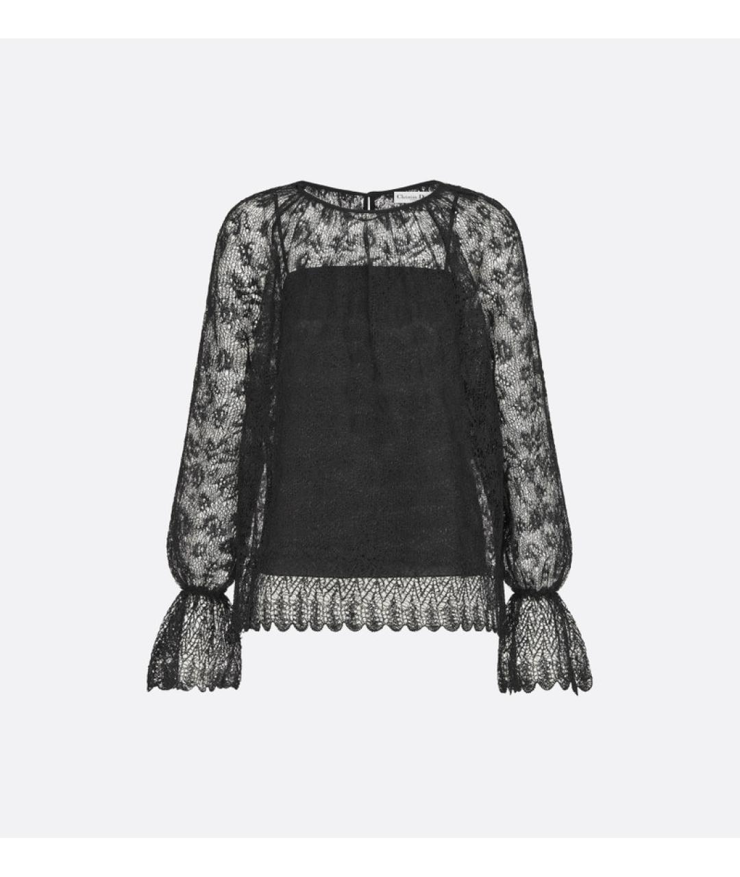 CHRISTIAN DIOR Черная блузы, фото 3