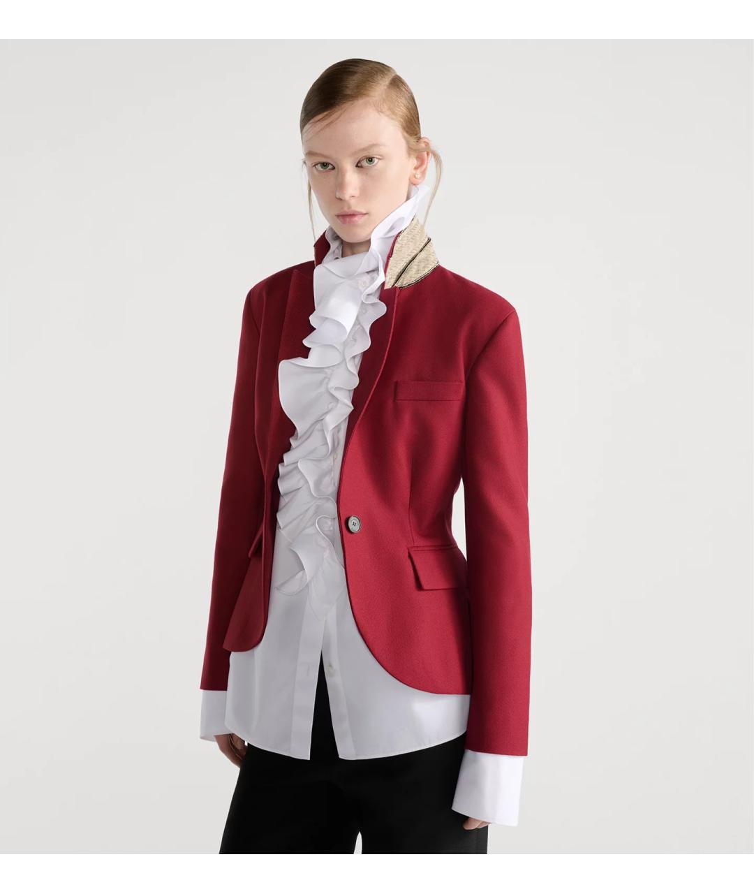 CHRISTIAN DIOR Белая хлопковая рубашка, фото 3