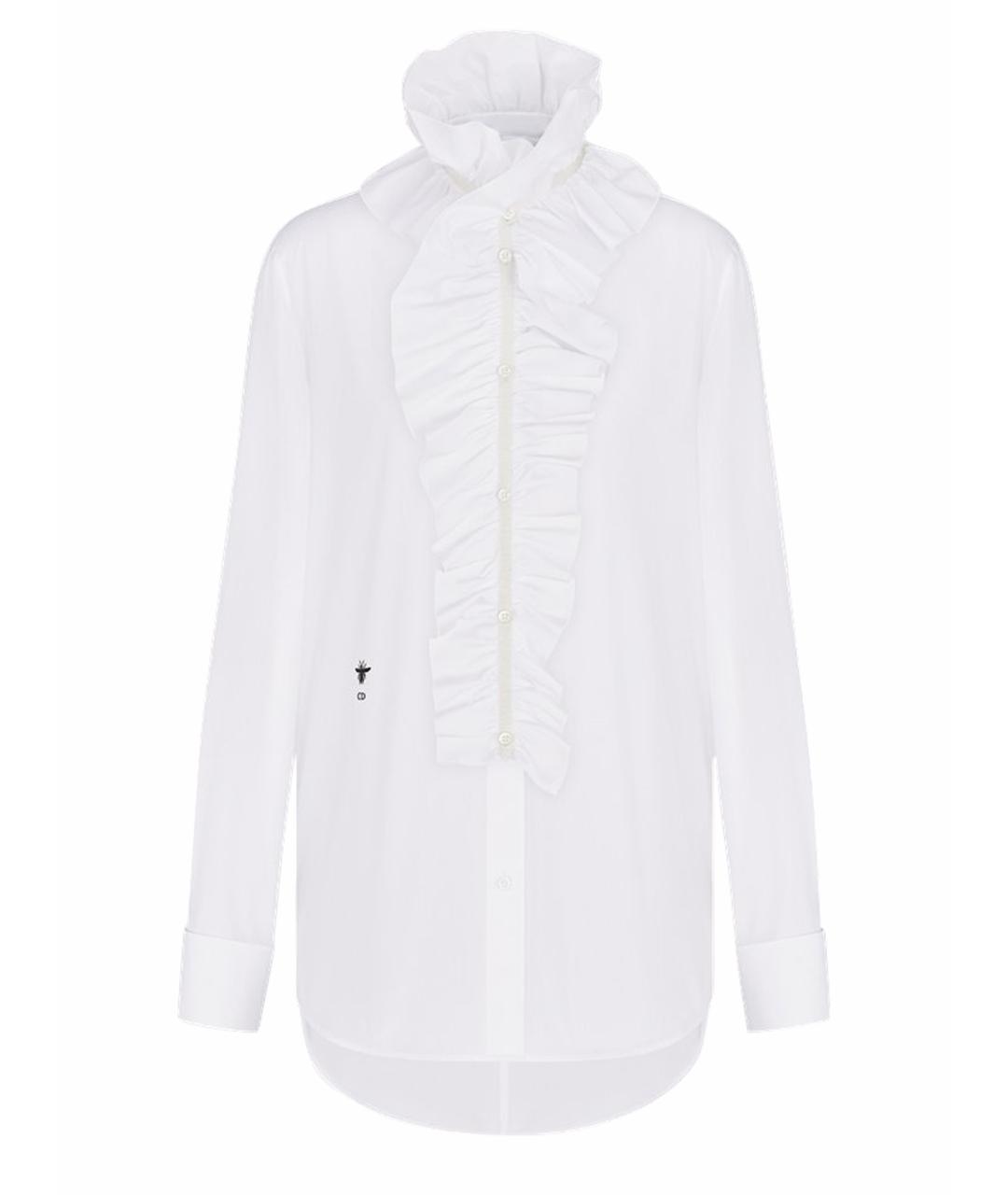 CHRISTIAN DIOR Белая хлопковая рубашка, фото 1