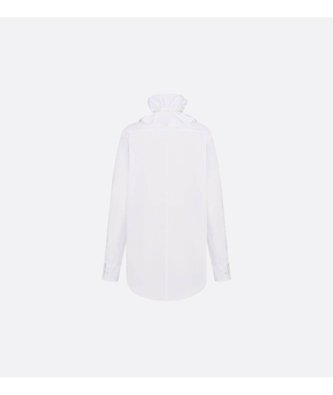 CHRISTIAN DIOR Белая хлопковая рубашка, фото 4