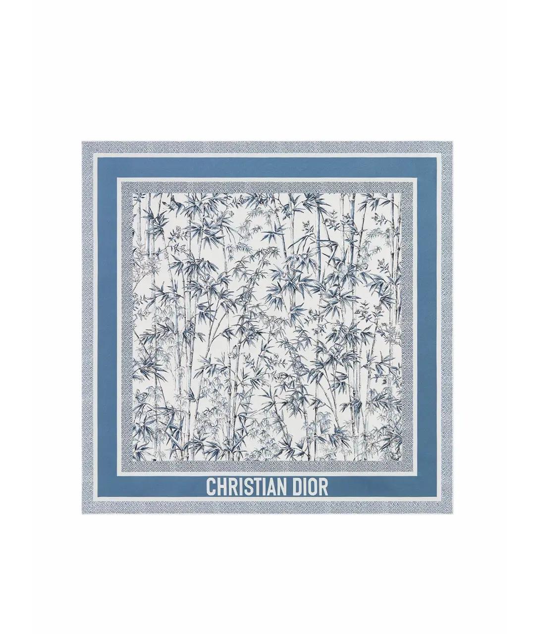 CHRISTIAN DIOR Синий платок, фото 1